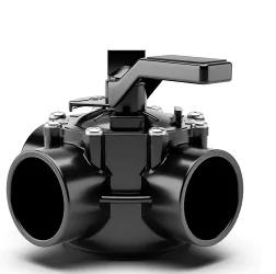 3-Port Diverter Valve, 2 to 2-1/2-Inch