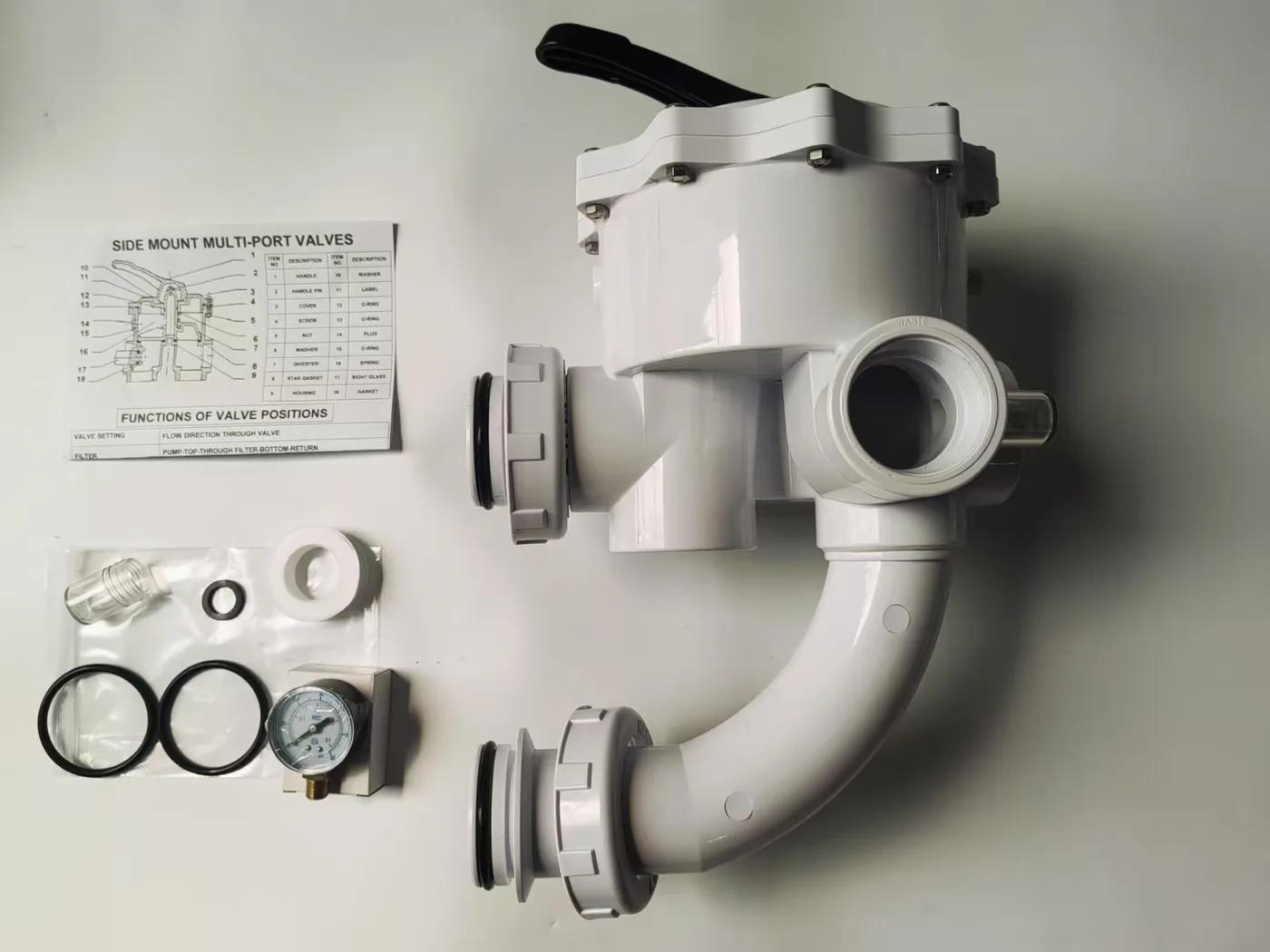 2-Inch Threaded Multiport Valve for D.E. Filter