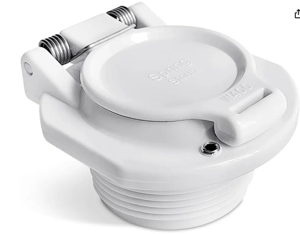 Vacuum Lock Wall Fitting, Navigator Pool Cleaner, White