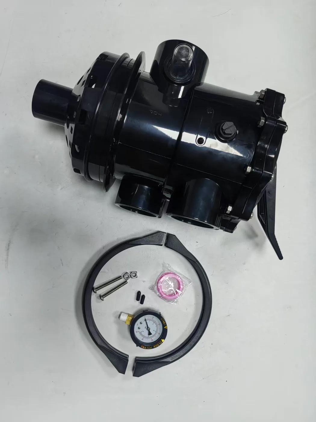 Pro Series Vari-Flo Control Valve, 2-Inch, with Clamp, Black