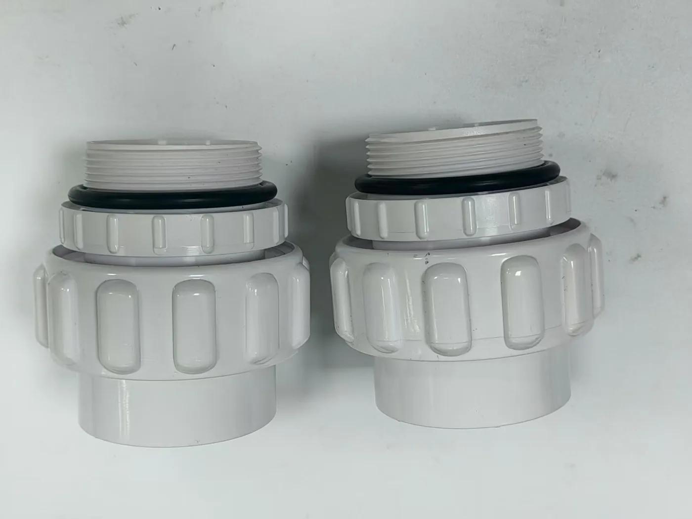 Hi-Temp Union, 2-Inch 2MIP x 2-Inch PVC, for WhisperFlo & IntelliFlo (2-Pack)