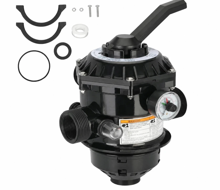 1-1/2-Inch 6-Way Clamp Style Multiport Valve for Sand Filter