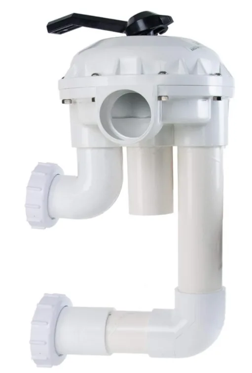 2-Inch HiFlow Valve with Plumbing for D.E. and Sand Filter