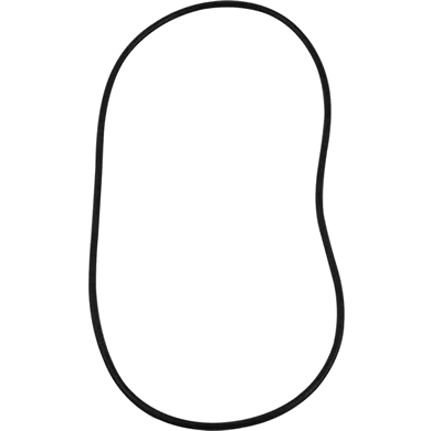Control Plate Gasket, 8-5/16-Inch ID, Replacement for Baker Hydro