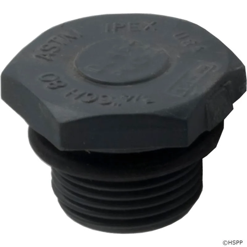 Drain Plug with O-Ring, 3/4-Inch, for Sand Trap Filters, Replacement for Jacuzzi
