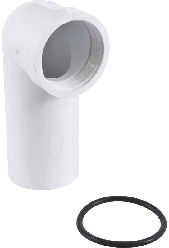 Codo de entrada con junta tórica, compatible con filtros Jandy