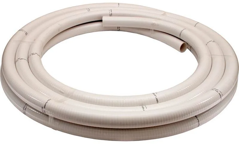 Flexible PVC Pipe, 1-1/2-Inch, White