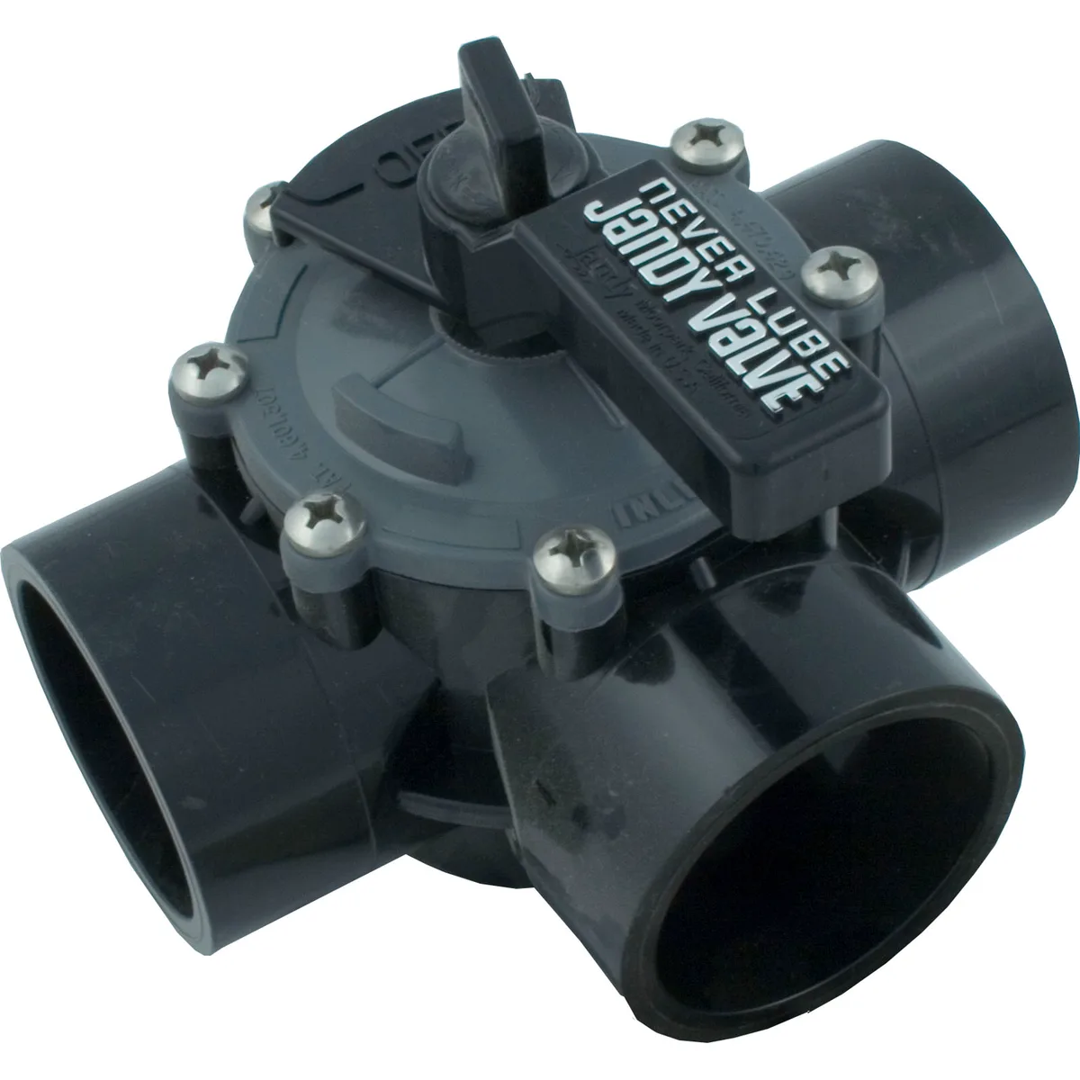 Válvula desviadora 3-Port, 2-1/2-Inch x 2-Inch, compatible con Jandy NeverLube