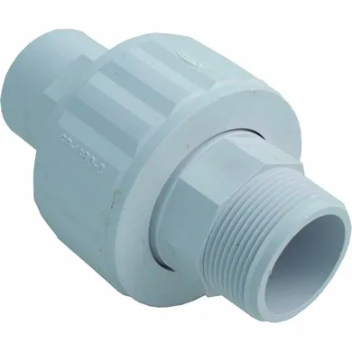 Enlace autoalineante, 1-1/2-Inch MIP x Slip, compatible con Hayward