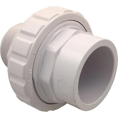 Threaded Union, 1-1/2-Inch Slip x Thread, ABS, Compatible with Hayward