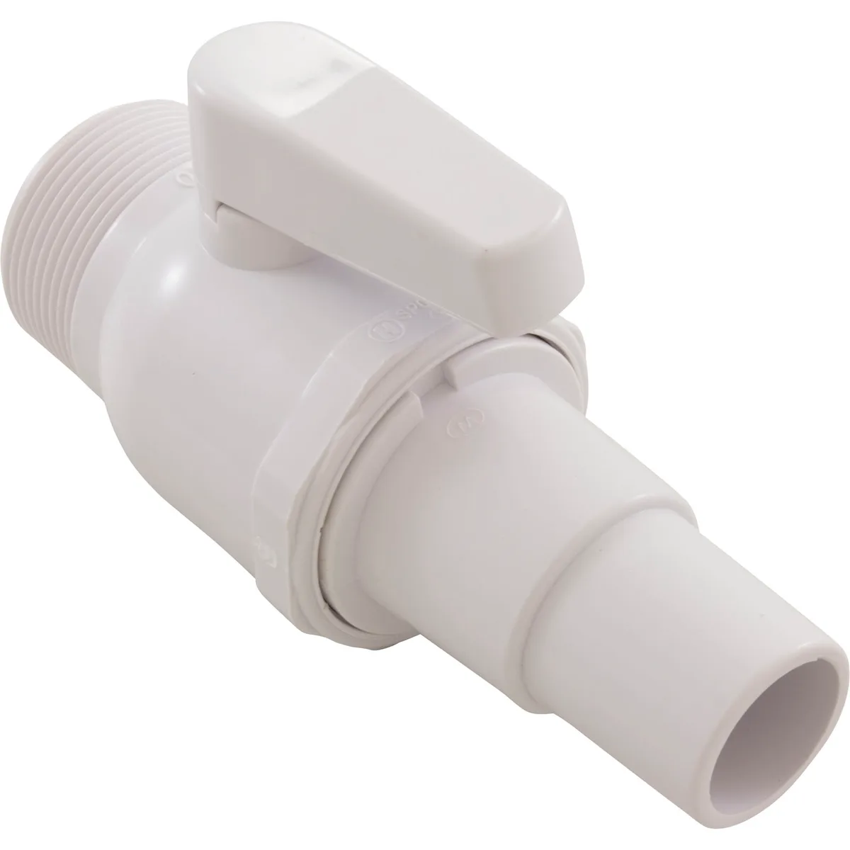 Válvula de bola 2-Way, 1-1/2-Inch ABS, compatible con Hayward Econoline