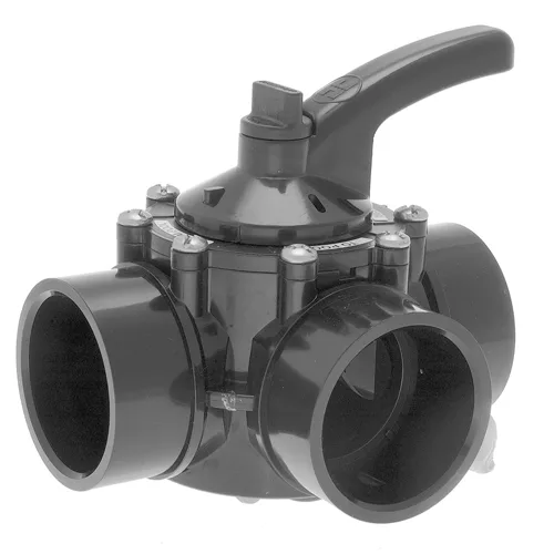 Válvula desviadora de 3 vías, 1-1/2-Inch, compatible con Hayward PSV Series