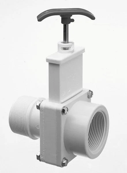 Knife Gate Valve, 1-1/2-Inch Socket x MIP