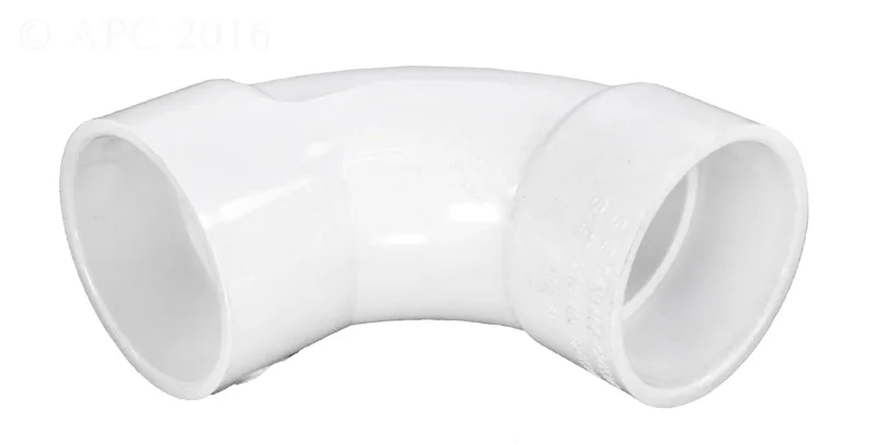 Sweep Elbow, 2-Inch Slip x Slip, Schedule 40 PVC
