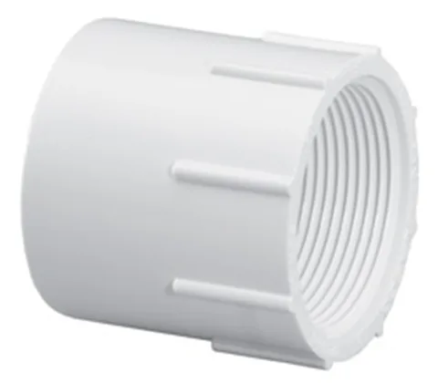 Adaptador hembra, 1-Inch x 1-Inch, Slip x FPT, SCH 40 PVC