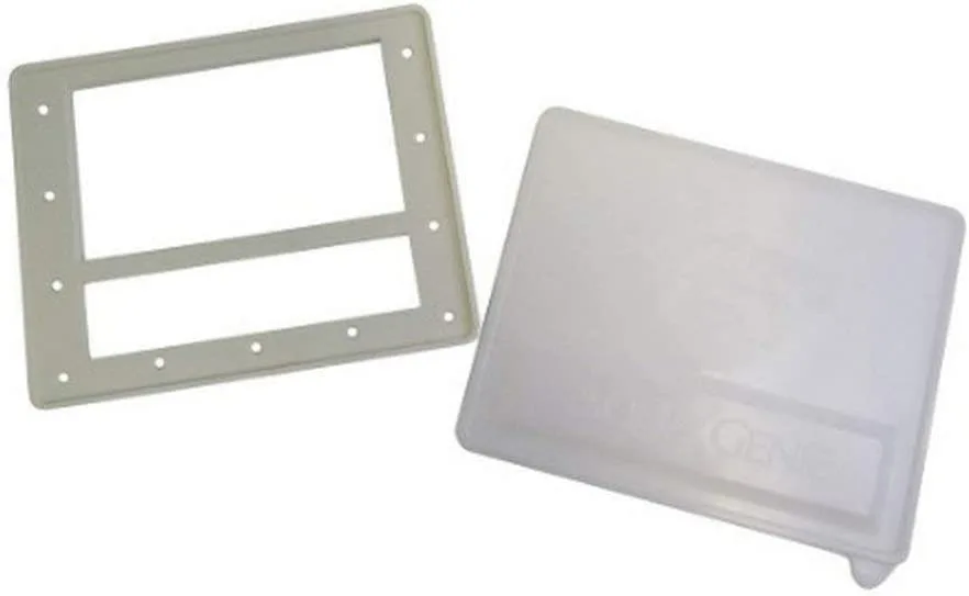Placa frontal y tapa para skimmers empotrados, compatible con Aquador 1050