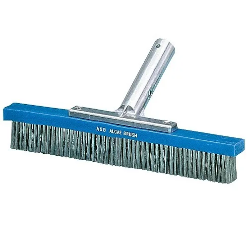 Algae Brush, 12-Inch, Stainless Steel Bristle, Compatible with A&B Brush Manufacturing