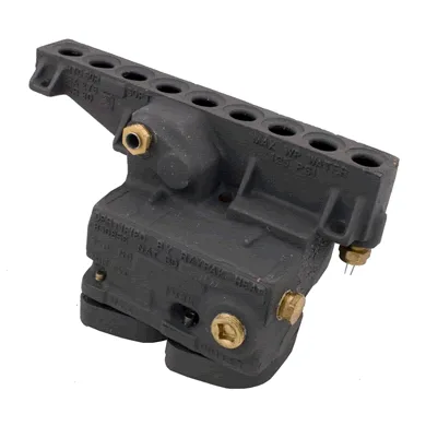 Collecteur d'entrée et de sortie en fonte, ASME, pour réchauffeurs R185A, R265A et R335A, compatible Raypak