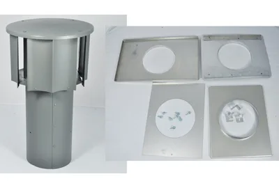 Chapeau de ventilation extérieure, 6-Inch, pour réchauffeurs 175,000 BTU, remplacement pour Teledyne Laars