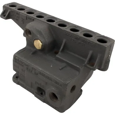 Colector de entrada y salida para calentadores 185A, 265A y 335A, hierro fundido, repuesto compatible con Raypak