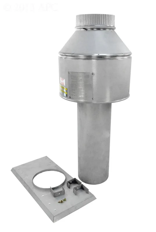 Kit de chimenea interior, 6-Inch, para R185B, recambio para Raypak