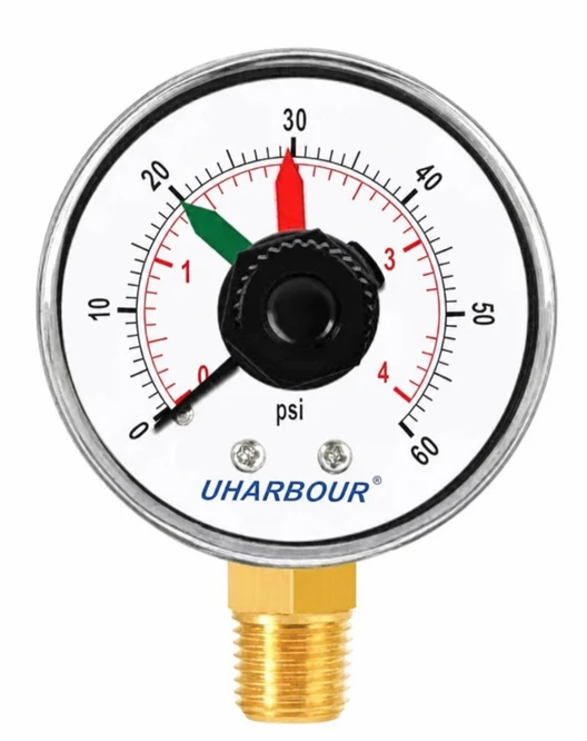 Boxed Pressure Gauge with Dial for Filter and Multiport Valve
