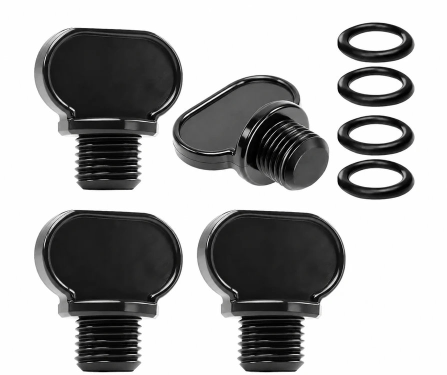 Bouchon de vidange avec joint torique pour pompes et filtres sélectionnés, 4-Pack