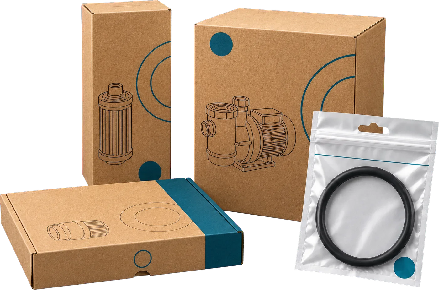 Custom-printed cartons, labels and polybags for private-label programs